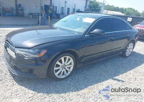 2015 Audi A6 3.0T Premium Plus from USA, damaged, VIN WAUFGAFC4FN017969